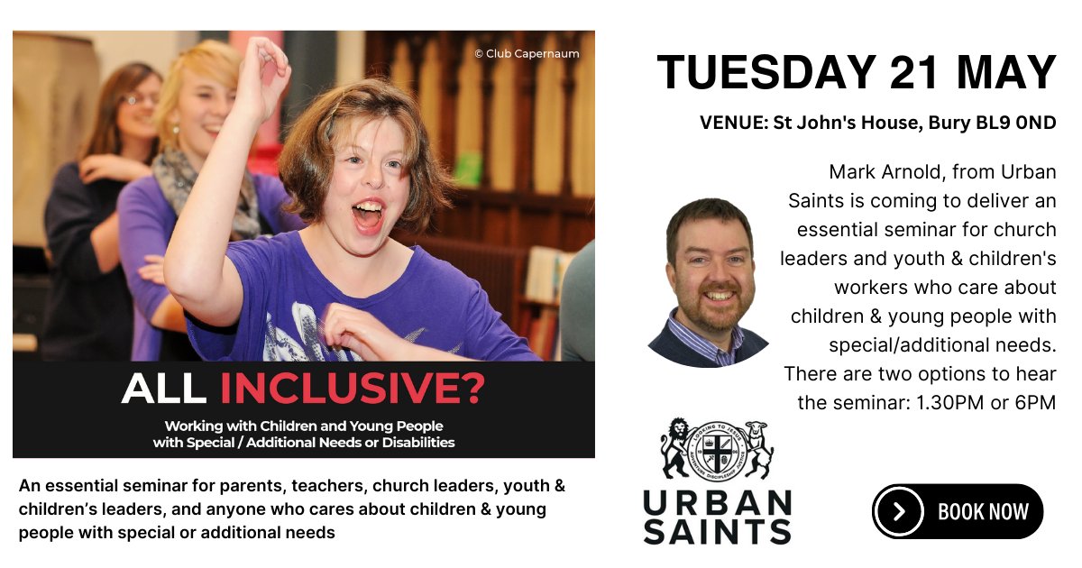 @ManchesterCWO (@manchestercwo) on Twitter photo You're invited! 🎉
Join us for our free training w/ <a href="/urbansaints/">Urban Saints</a> ' <a href="/Mark_J_Arnold/">Mark Arnold</a> provides key tips to help everyone feel welcomed in services, programs & activities. seminar at 1.30pm or 6.00pm shorturl.at/amtSV You're invited! 🎉
Join us for our free training w/ <a href="/urbansaints/">Urban Saints</a> ' <a href="/Mark_J_Arnold/">Mark Arnold</a> provides key tips to help everyone feel welcomed in services, programs & activities. seminar at 1.30pm or 6.00pm shorturl.at/amtSV