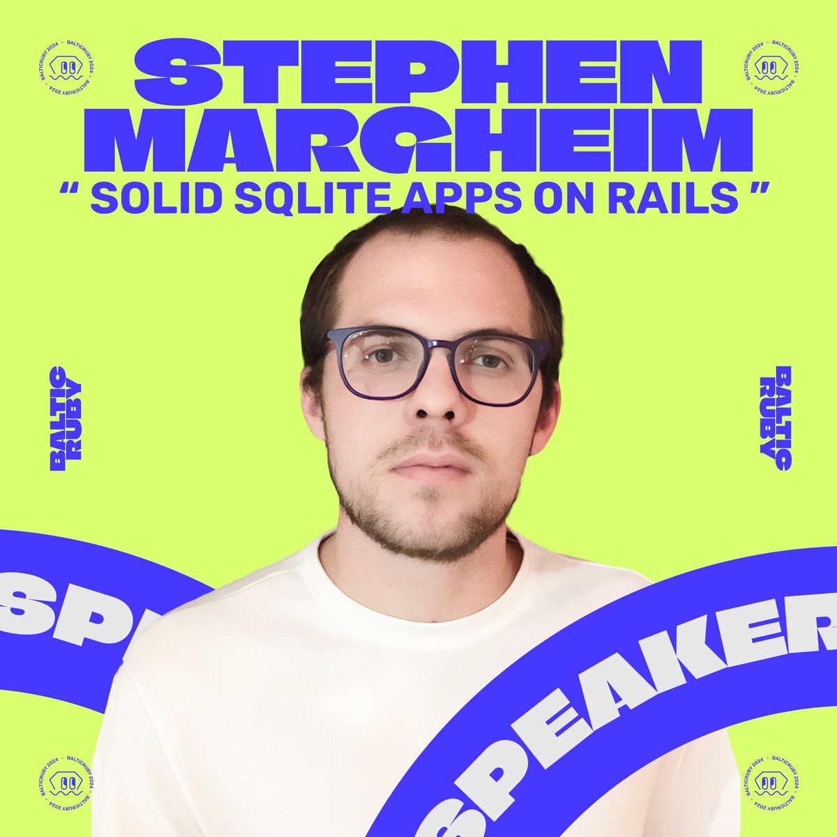 Stephen Margheim @fractaledmind is joining our lineup!
Join him to learn how to pair the enhancements to Rails’ SQLite adapter with the suite of Solid libraries to create resilient, high-performance production apps.

#balticruby #lineup #ruby #rails