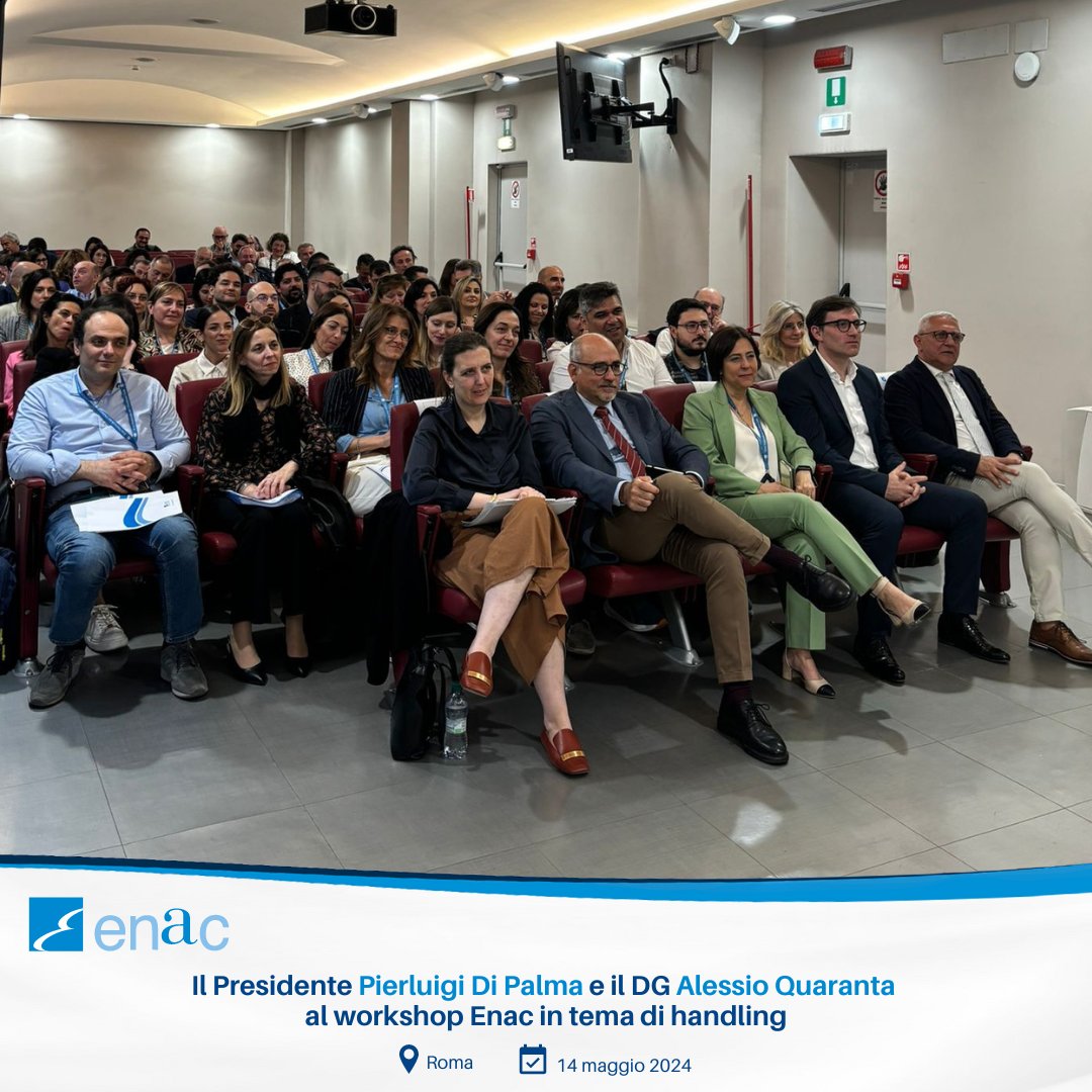 EnacGov's tweet image. Workshop #Enac sulle attività di #handling aperto dal Presidente P. Di Palma e dal DG A. Quaranta. Focus dei lavori è fare il punto sugli interventi normativi e sulle principali criticità in tema di handling per predisporre nuove procedure e vagliare un approccio all’avanguardia