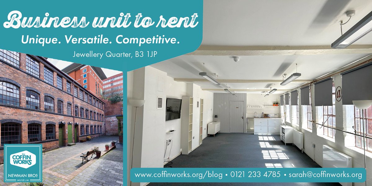 (AD) Looking for new office space? Ohhh boy @CoffinWorks has something so goooood. coffinworks.org/unit-to-rent/