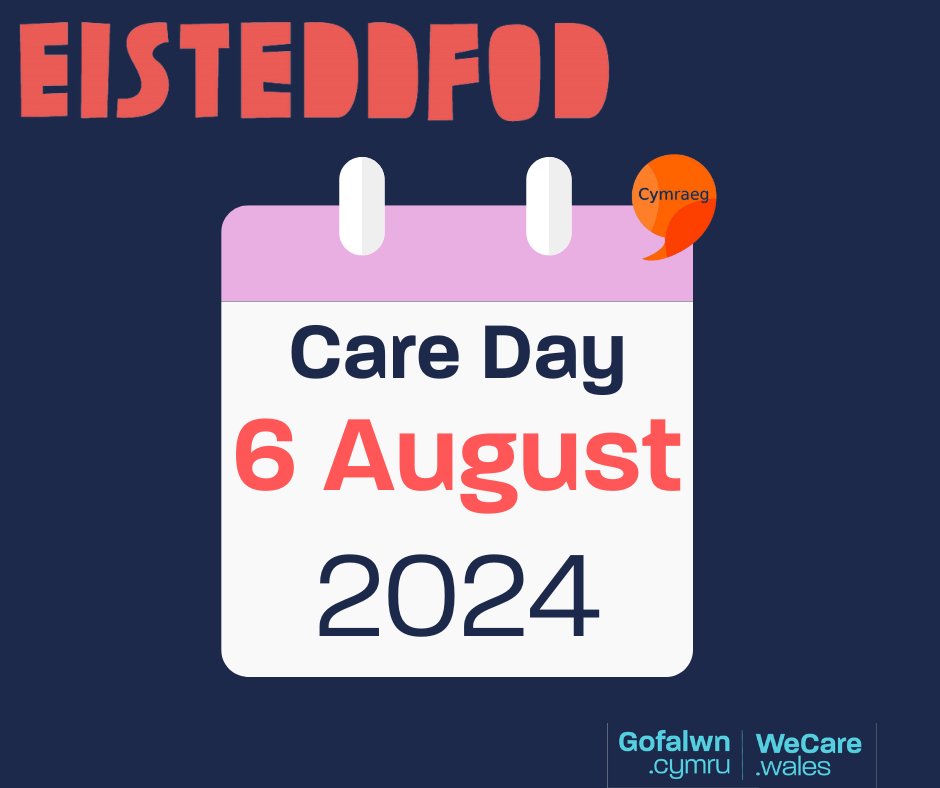 ‼️‼️ CARE DAY ‼️‼️ Put the date in your diary! @Eisteddfod Genedlaethol Cymru 🕛 All day! 📆 6/9/2024 📍 Rhondda Cynon Taf