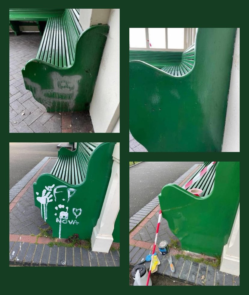 ruthbrackstoneb's tweet photo. Many thanks to the Community Payback Team for being so reactive. This graffiti in the Chandos Shelter was only reported this morning and it has already been sorted. 
Great job, thank you. 🙏🏻
@DannyWa79240359 
@KSSPS_CP https://t.co/W8WD1dIojD