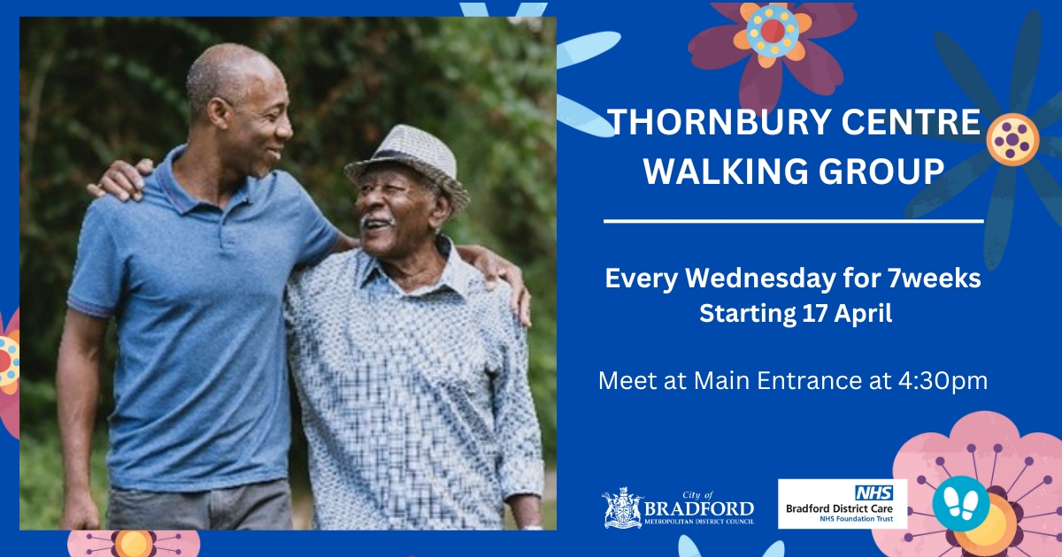 Walking groups are a great way to get active and to socialise, both of which have huge benefits to our mental wellbeing. There are a number of groups taking place this #MentalHealthAwarenessWeek in Barkerend, Manningham and Thornbury.