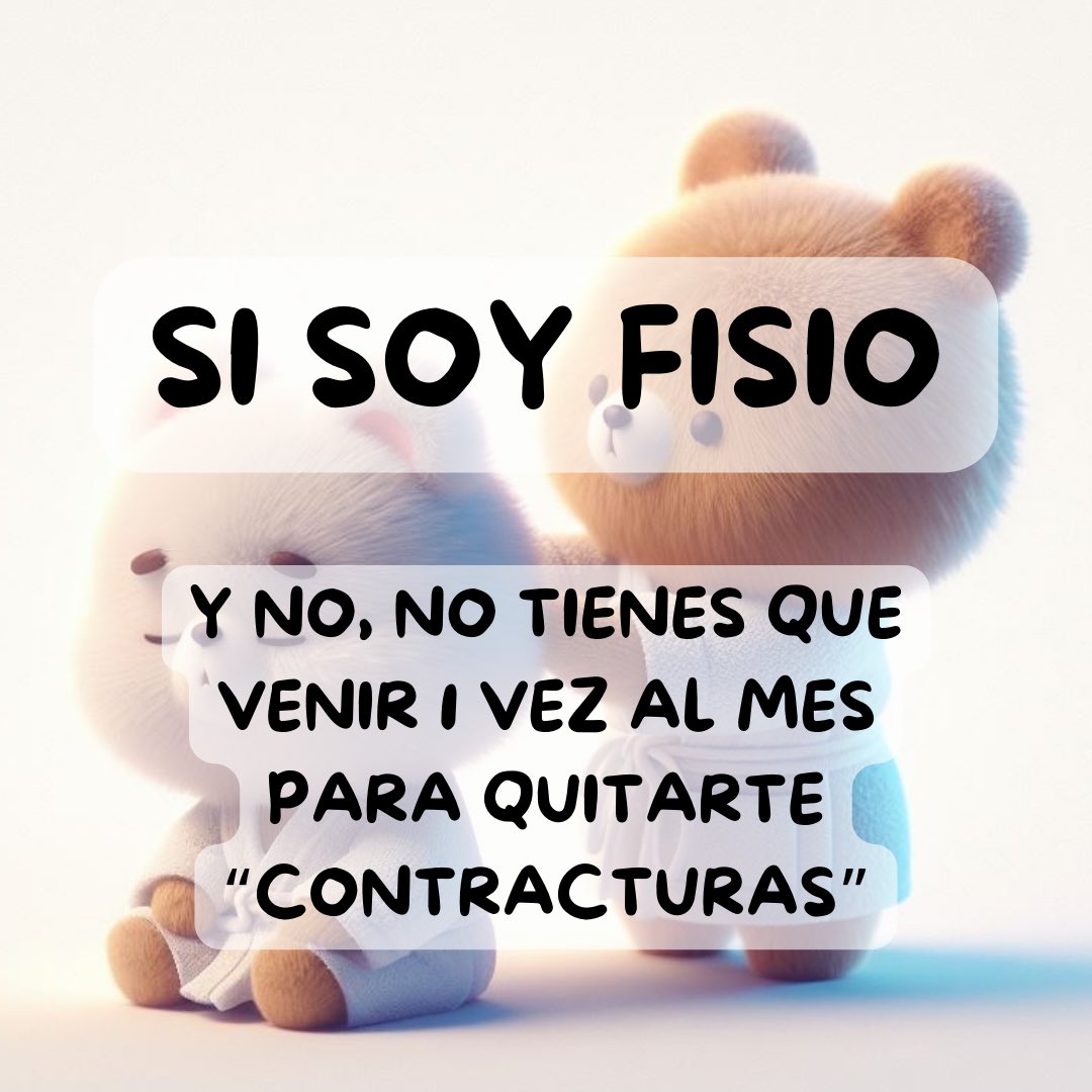 SI SOY FISIO Y… 💭

#fisioterapia #physiotherapy