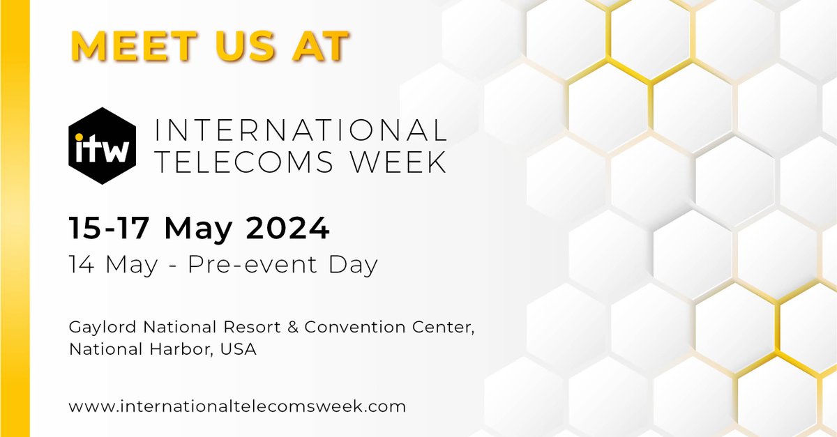 This year's @ITW_Telecoms is well underway! 🙌 Come and meet us in our hospitality suite 6-037. We're looking forward to meeting you and discussing the future of global #connectivity. 🌐 All details about the event can be found here. ➡️ bit.ly/4dByGSL