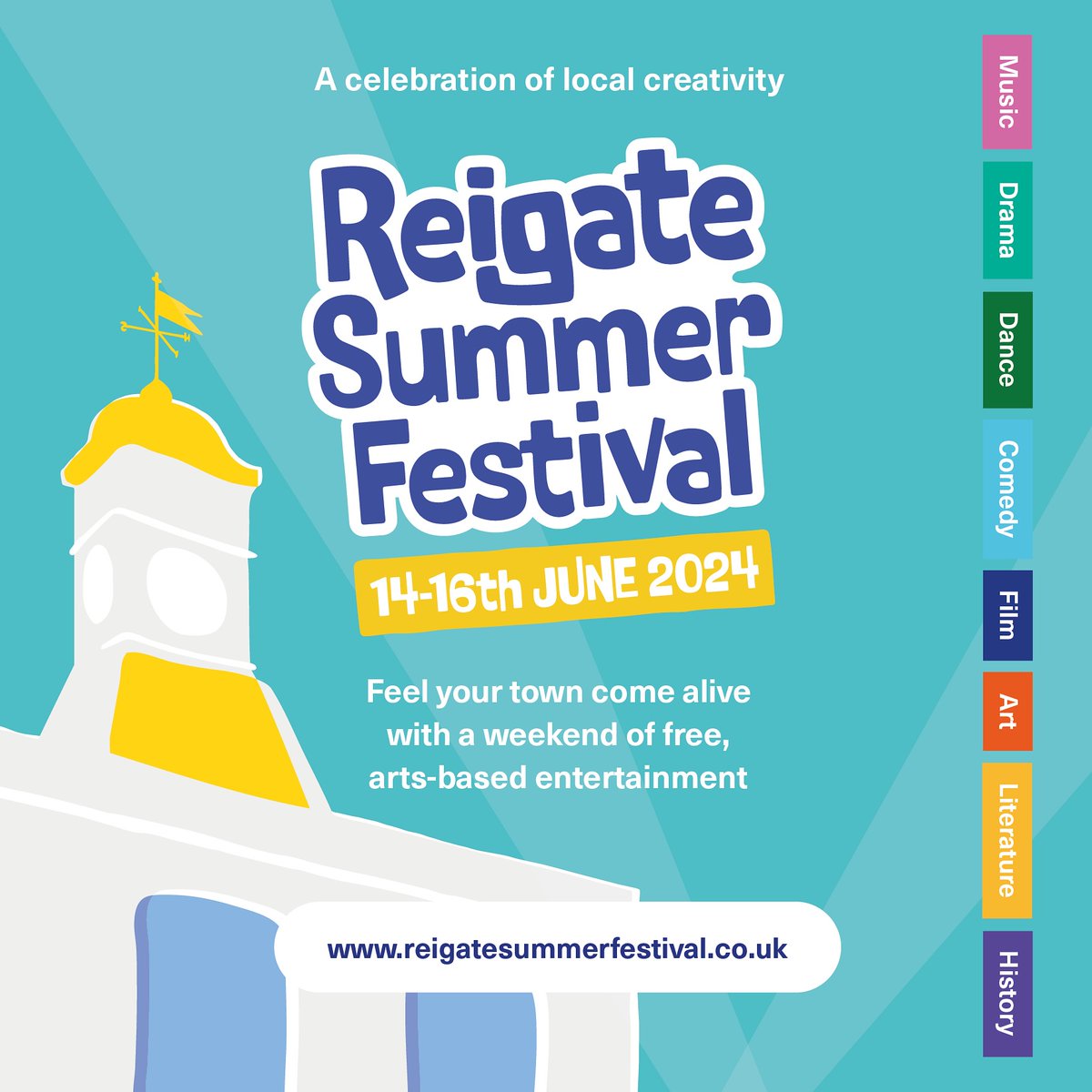 Next month some of our pianists and speech and drama performers will be taking part in the Reigate Summer Festival, 14-16 June.

Check out all the events you can attend over the course of the Festival!

reigatesummerfestival.co.uk

#reigate #reigatesummerfestival #whatsonreigate