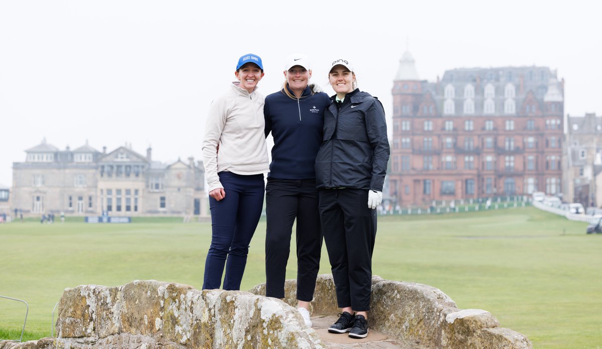 England cricketer Natalie Sciver-Brunt was in on the action at the Old Course, St Andrews. A celebration of female athletes ahead of the AIG Women’s Open this summer. @natsciver @TheHomeofGolf