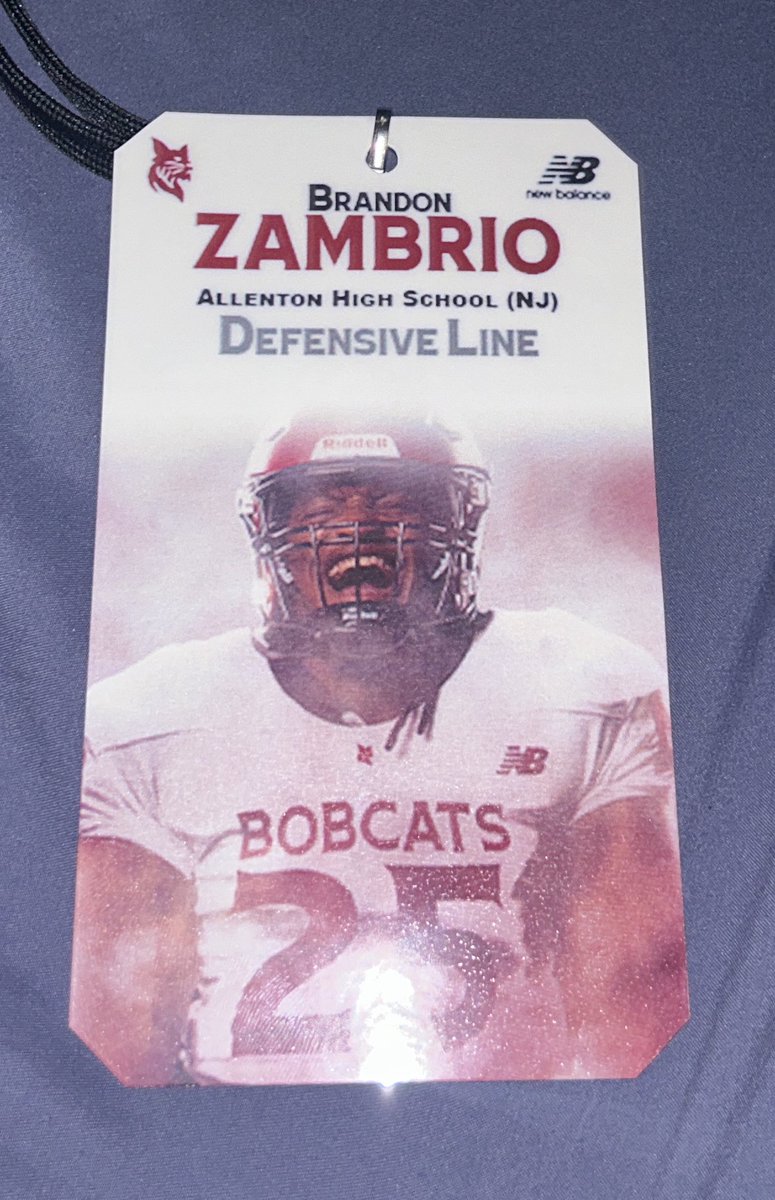 Brandon Zambrio (@zambriobrandon) on Twitter photo Thank you <a href="/coachwehrhahn/">Matt Wehrhahn</a> for the invite and <a href="/Cats_CoachCoyne/">Coach Coyne</a> and the rest of the <a href="/Bates_Football/">Bates Football</a> coaching staff for hosting such a great Junior day. I really enjoyed watching everyone compete at practice and seeing more of the amazing school.
<a href="/AhsRedbird/">AHSRedbirdFootball</a> <a href="/Coach_Lach/">Andrew Lachenmayer</a> Thank you <a href="/coachwehrhahn/">Matt Wehrhahn</a> for the invite and <a href="/Cats_CoachCoyne/">Coach Coyne</a> and the rest of the <a href="/Bates_Football/">Bates Football</a> coaching staff for hosting such a great Junior day. I really enjoyed watching everyone compete at practice and seeing more of the amazing school.
<a href="/AhsRedbird/">AHSRedbirdFootball</a> <a href="/Coach_Lach/">Andrew Lachenmayer</a>