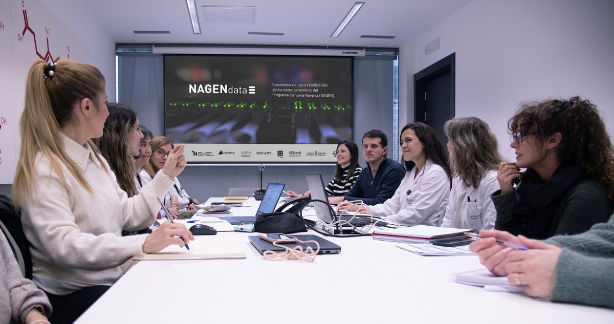 navarrabiomed's tweet photo. ➡️Financia #NAGENdata: Gobierno de Navarra
➡️Socios: HUN, @UNavarra @ADItech @NASERTIC #YsiumMedical #DataValueManagement
➡️ 40 profesionales de perfiles multidisciplinares
➡️IP: Virginia García, especialista #GenéticaMédica HUN y de la Unidad #MedicinaGenómica de Navarrabiomed. https://t.co/amQIkm6pH3