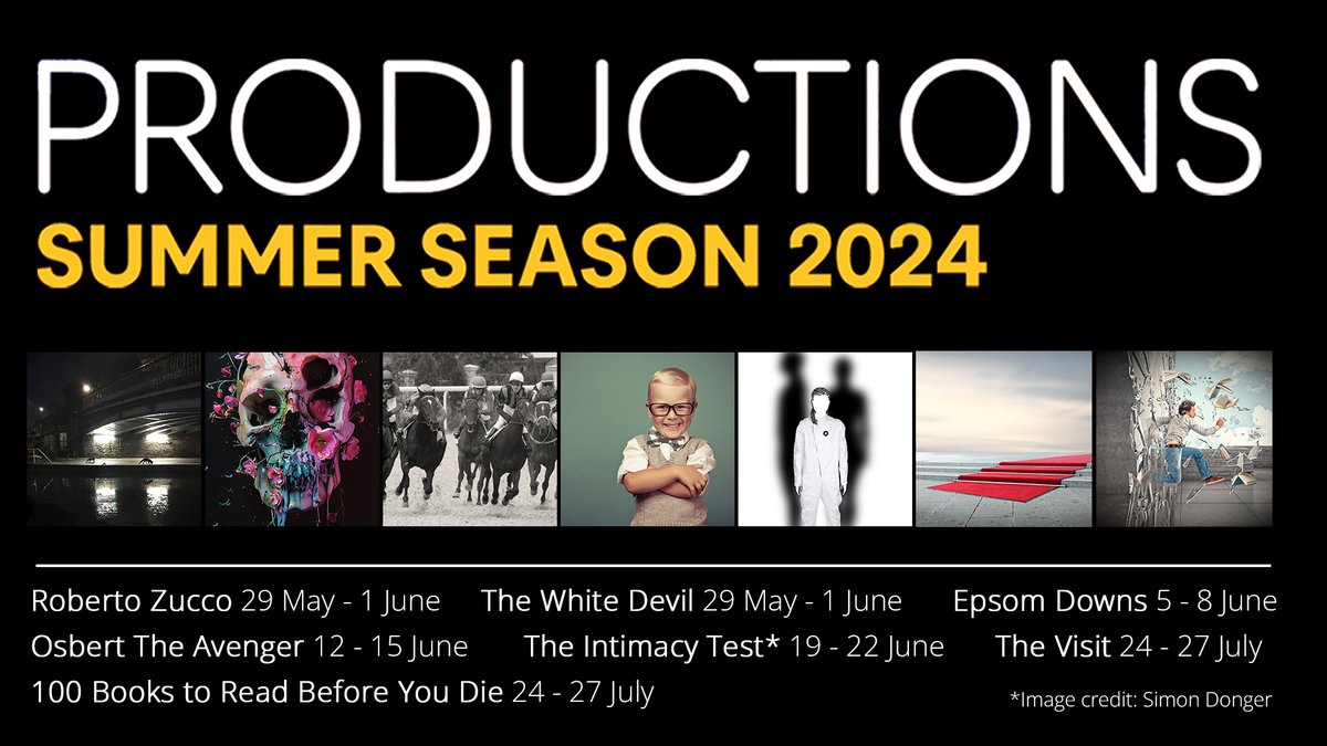Our Summer Term productions are now on sale! Learn more and book now on cssd.ac.uk/events #CSSDProductions