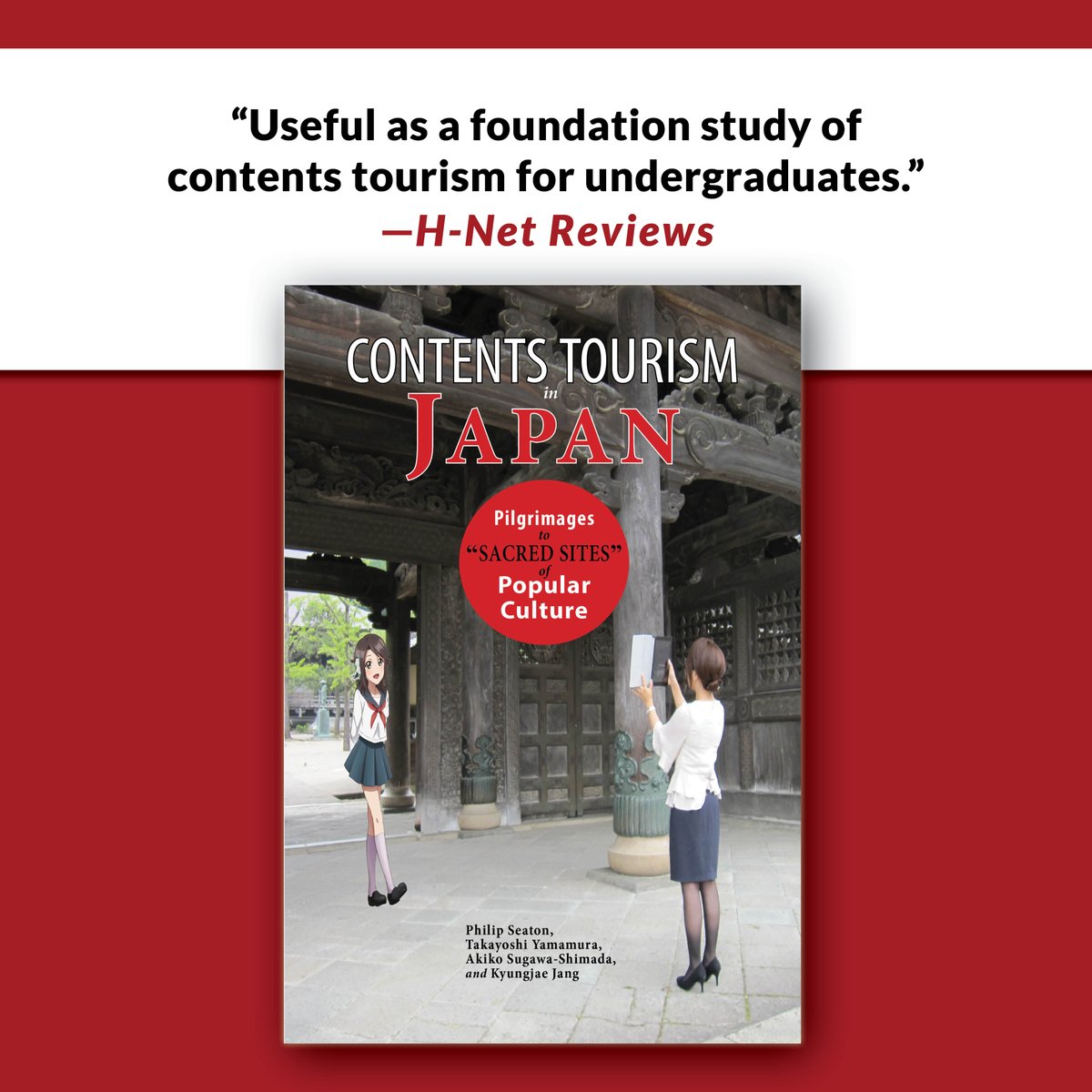 'The narratives of Japanese history, the characters & events, & the touristification process in the book are cleverly interwoven to reveal the essence of contents tourism in Japan…an easy and accessible resource.' —H-Net Reviews ow.ly/c0mr50RqegW