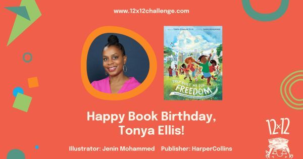Happy Book Birthday to #12x12PB member @tonyadellis for her #picturebook, THEY BUILT ME FOR FREEDOM: THE STORY OF JUNETEENTH AND HOUSTON'S EMANCIPATION PARK, illustrated by Jenin Mohammed and published by @harpercollins! Check out her book and MANY more. buff.ly/43OXTTS