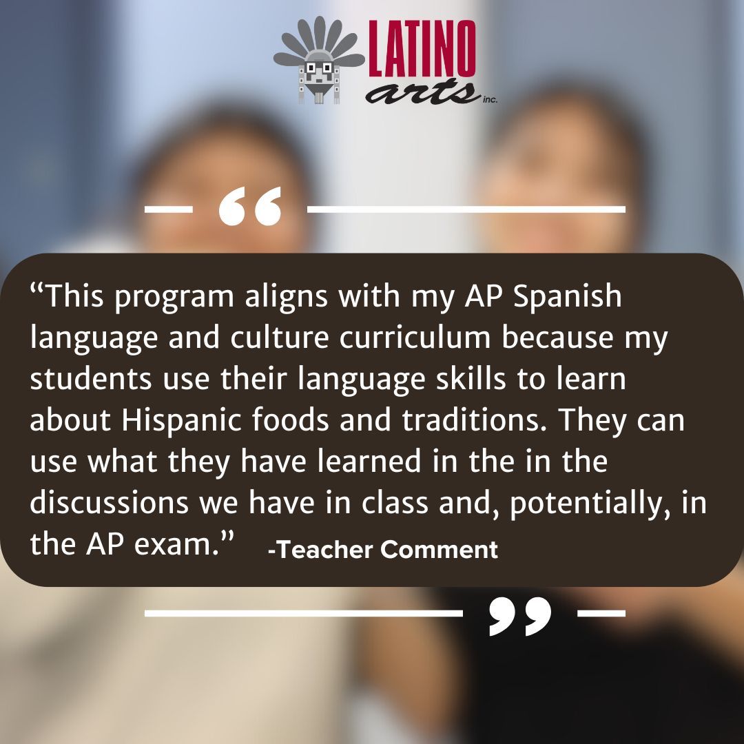 latinoartsinc's tweet image. Quesadillas & horchata are always fun to make! Hear what teachers have to say about our cooking workshop! 👩🍳
#EducationalProgramming