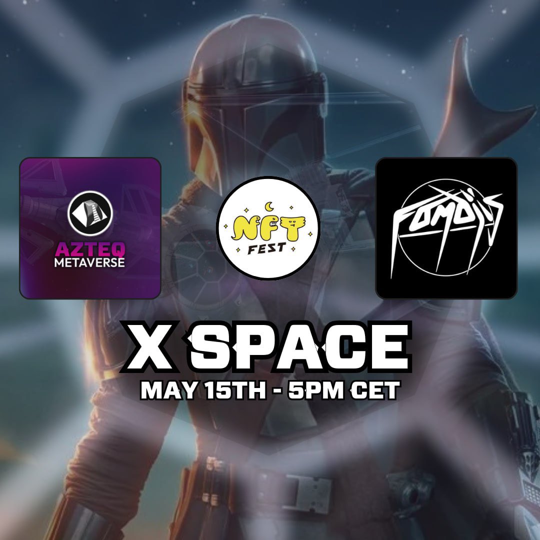 GM Voyagers 👽👽👽
Join us on the Journey for an exhilarating discussion on the future of the metaverse and Ordinals!
🎙️ Featuring: @azteqmetaverse & @Fomojis 🛸🛸🛸
 x.com/i/spaces/1rdgl…