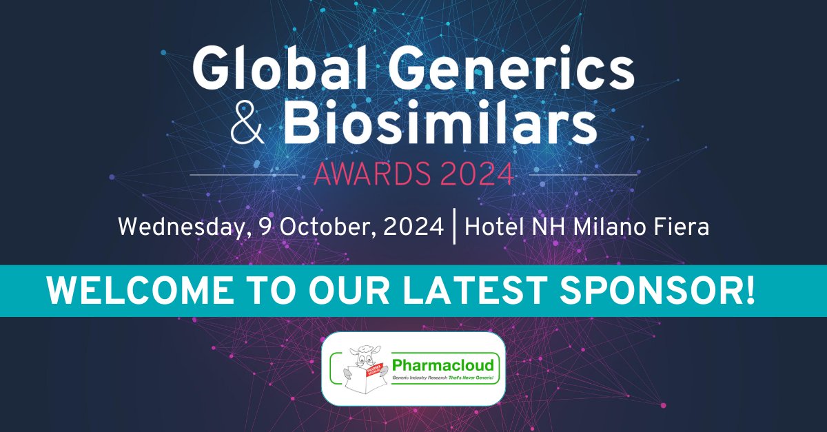 Sponsor alert! 🏆 We're thrilled to announce Pharmacloud as a sponsor for the 2024 Global Generics and Biosimilars Awards, sponsoring the Leader of the Year category! Interested in joining us as a sponsor? Reach out today! ow.ly/8O8q50QNlG3 #GGBAwards