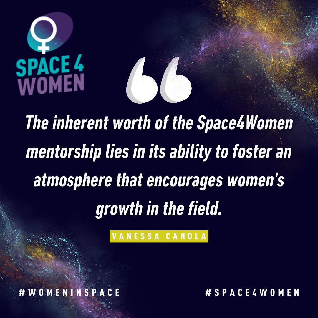 🌟New #WomenInSpace story is out! Find inspiration for your own path in the universe from our #Space4Women mentees. Discover how 'Orbits aligned' for Vanessa Canola🇮🇹 and her mentor Victoria Valdivia🇨🇱. ➡️space4women.unoosa.org/news/orbits-al… #genderequality #SDG5 #empowerment