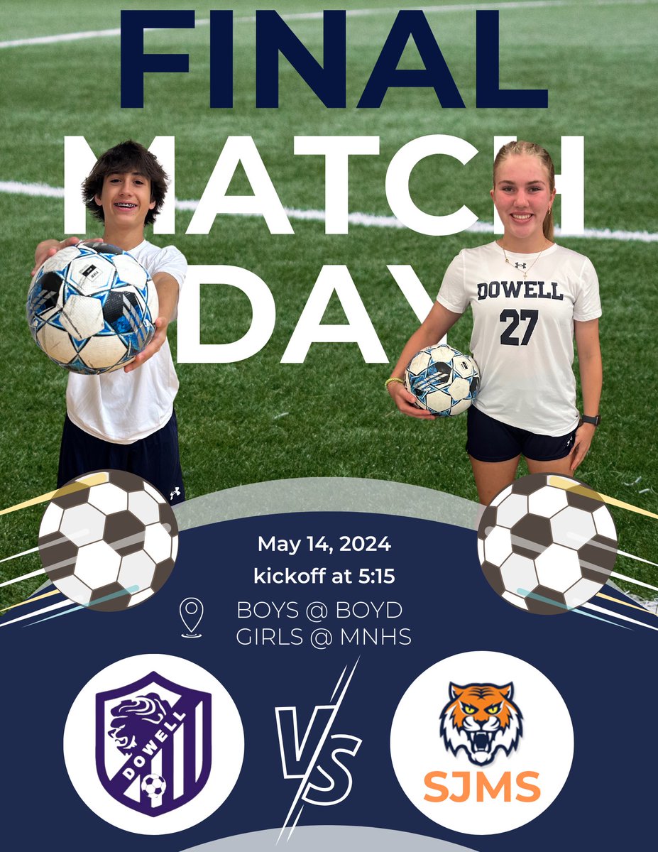 🚨 FINAL MATCH! Multiple district championships are on the line tonight for boys and girls! 🚨 <a href="/McKISDAth/">McKinneyISD Ath Dept</a>