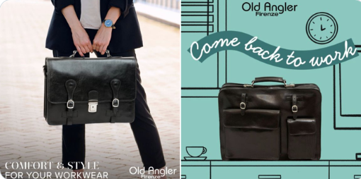 In #sale Old Angler briefcases & laptop bags Beautiful handmade luxury bags in veg eco leather handcrafted by Italian artisans gorgeous #gifts free UK delivery #firsttmaster #MadeInItaly #sbs attavanti.com/brands/old-ang……