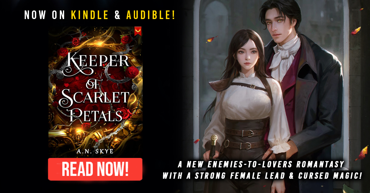 ⚔️❤️To be a Keeper is to dedicate one’s life – and heart – to protecting another...❤️⚔️ KEEPER OF SCARLET PETALS is a new #romantasy adventure with a strong female lead, heartwarming romance, and cursed magic. #romancebooks geni.us/keeperofscarle…