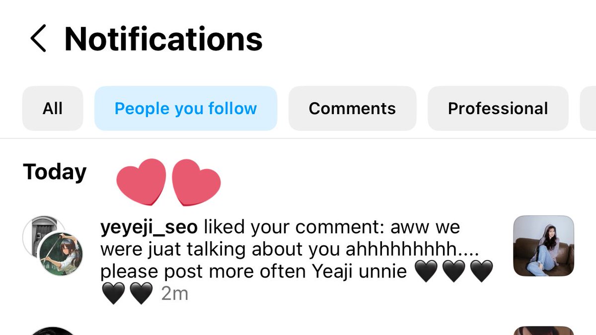 She is online!!! OMG!! one of my fave notif on Instagram!!!

I LOVE YOU THE MOST #SeoYeaJi unnie