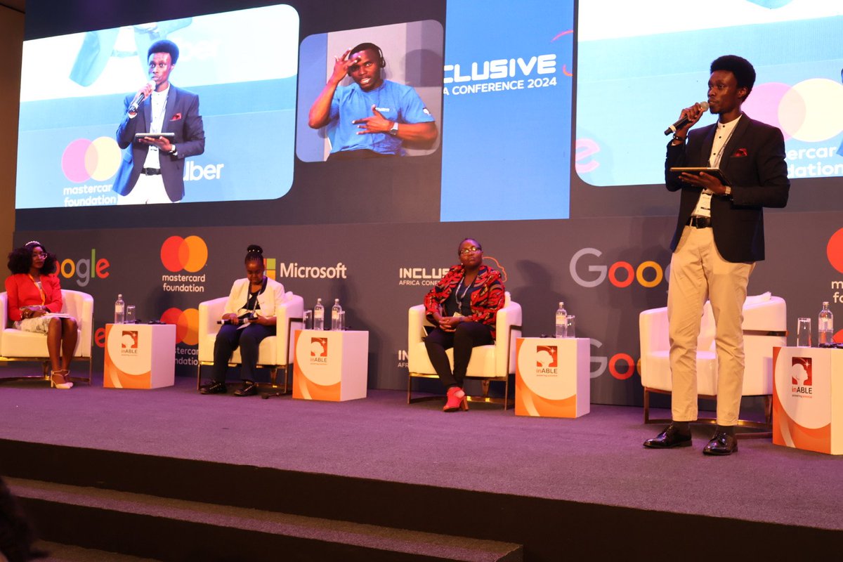 Panelists discussing Mental Health, Technology and inclusive opportunities
#InclusiveAfrica2024 #DigitalAccessibility 
#IAC2024