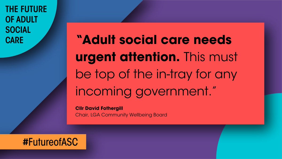 The report includes articles from the care workforce, #LocalGov, people who draw on care, former Ministers and more. With the General Election on the horizon, now is the time to reflect on the challenges facing adult social care & how we can tackle them. local.gov.uk/publications/c…