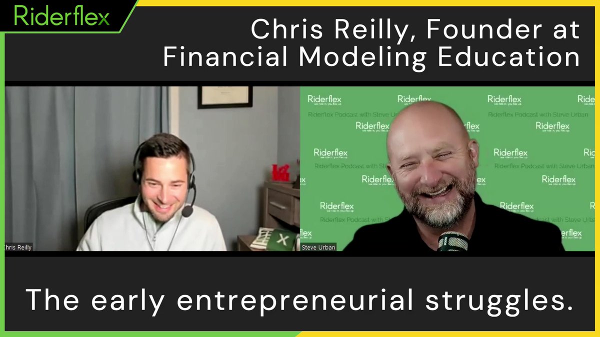 Chris Reilly Founder, Financial Modeling Education | The Riderflex Podcast youtu.be/eF_NcI-Hd8w #FinanceExpert #FinancialModelingEducation #MasterTheModels #CareerGrowth #riderflexpodcast #careeradvice #entrepreneur #ColoradoRecruitingFirm