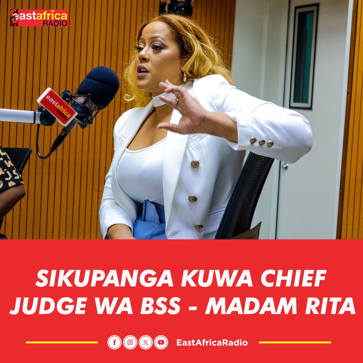 #BURUDANI 'Mimi ni Mjasiriamali na ilikua ndoto yangu. Nilianza kuwa Producer sikupanga kuwa Jaji au Chief Jaji. BSS ilianza na mkoa mmoja tu Dar es Salaam ambao alishinda Jumanne Iddi'. - Madam Rita #PlanetBongo #MadamRitha #BongoStarSearch #BSS