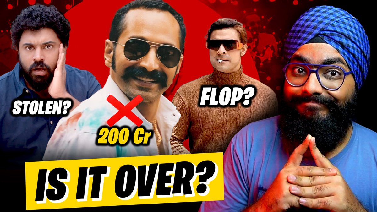 #MalayalamCinema has been on a remarkable run in 2024, both critically & Box office wise BUT

with new films not doing well, to plagiarism allegations & #Aavehsam getting cut short from theaters to be on OTT platform, can this streak be sustained?

Video - youtu.be/3XLxPDE6voQ