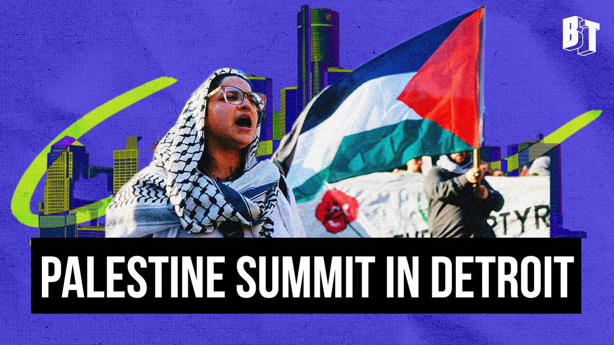 'This conference aims to bring these new organizers & new revolutionaries together to pledge a long-term commitment to the Palestinian struggle' WATCH @ysxsh w/ @palyouthmvmt discuss the upcoming People's Conference for Palestine happening in Detroit: youtu.be/KyLa05HltO8