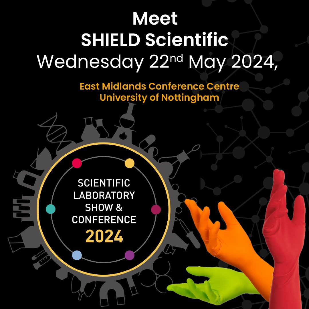 SHIELD_Sc's tweet image. Only one week to go before meeting 🟠 SHIELD Scientific🟠 your partner in single-use gloves, at the upcoming Scientific Laboratory Show &amp;amp; Conference  in Nottingham on Wednesday 22nd May.

Mark your calendars!

buff.ly/3vpkiJy 

#SciLabShow2024 #Laboratory