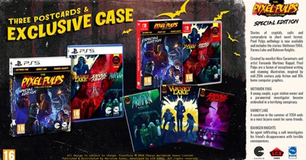 'The Pixel Pulps Collection - Special Edition is coming to consoles in EU this Summer (2024) dlvr.it/T6sRYD