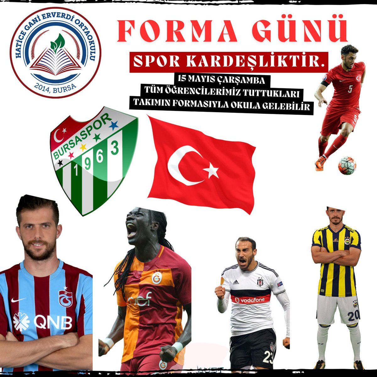 Okulumuzda 15.05.2024 Çarşamba günü yapılacak olan kermese tüm velilerimiz davetlidir. Ayrıca aynı gün okulumuzda formanı giy de gel etkinliği de yapılacaktır. <a href="/bursailmem16/">Bursa İl Millî Eğitim Müdürlüğü</a> <a href="/niluferilcemem/">Nilüfer İlçe MEM</a>