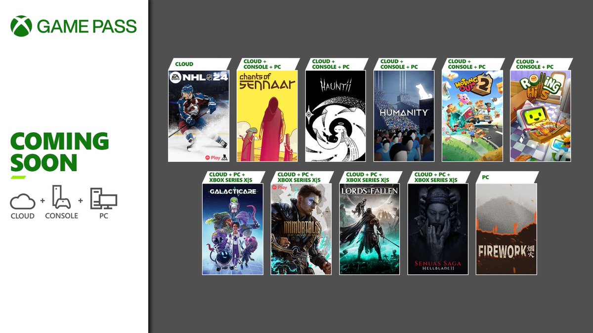 🚨 NEWS JV : Et voici les jeux à venir dans le catalogue #XboxGamePass pour cette fin de mois de Mai ! Et il y a de quoi faire je pense 👀 Qu’en pensez vous de votre côté ?