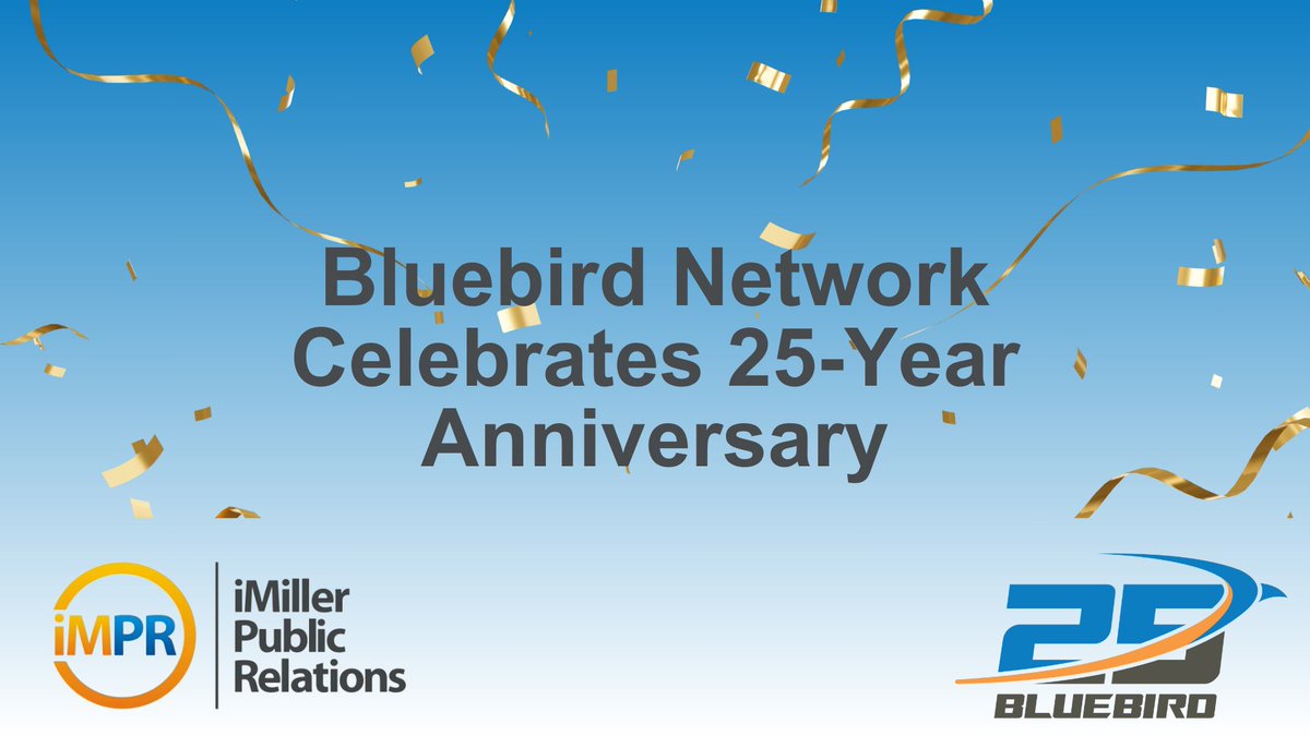 Congratulations to Bluebird Network for 25 years of innovation and connectivity!

Dive into Bluebird's journey and learn about their plans for the future in revolutionizing digital communication: ow.ly/swCY50RFCxn 

#DataCenterNews#25Years #DigitalInnovation