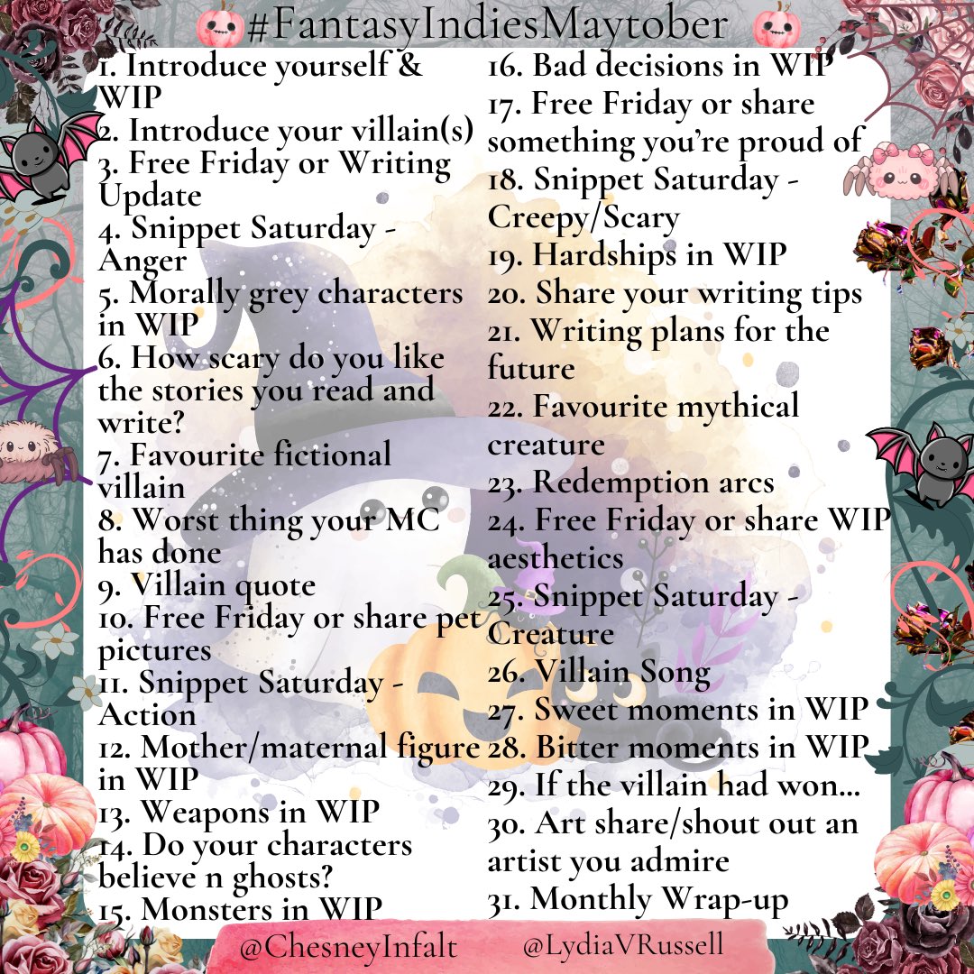 Day 14. Do your characters believe in ghosts? In my scooby Doo Retelling, the MC's do. Everyone else doesn't. #WritingCommunity. #amwritingfantasy. #FantasyIndiesMaytober. @ChesneyInfalt. @LydiaVRussell. @FantasyIndies.