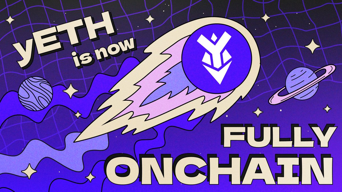 yETH now has full onchain governance (lfg). ☑️ A decentralized basket of LSTs ☑️ All in one single token ☑️ Best risk adjusted liquid staking yield around ☑️ Full token holder governance Discover yETH now at yeth.yearn.fi