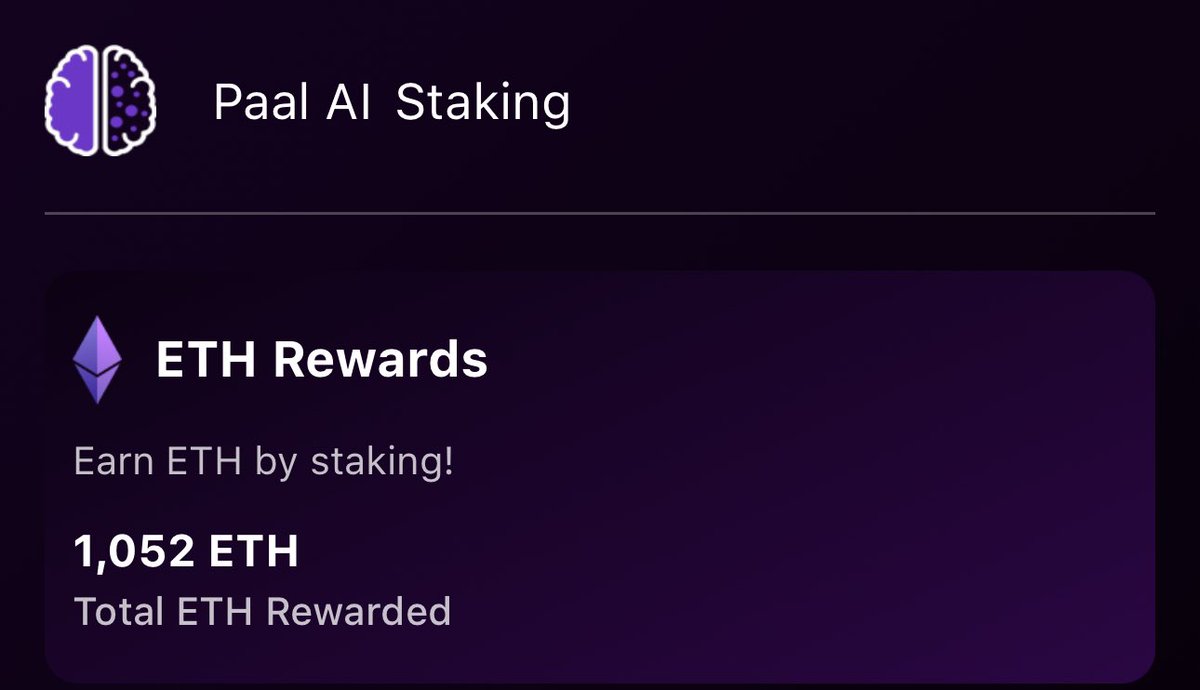 170 ETH (~$500k) distributed to stakers today! ✅ We've now totaled over $3.5m in $ETH revenue distributions, putting us in the top spot in terms of revenue sharing! 💰 Compound your $ETH, watch your pool share grow, & share a screenshot on X using hashtag #PAALprofits 🎁