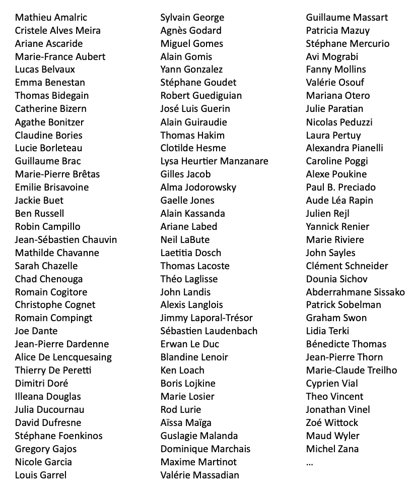 Ils ont signé la tribune #Merci #LaDeche
More to come...