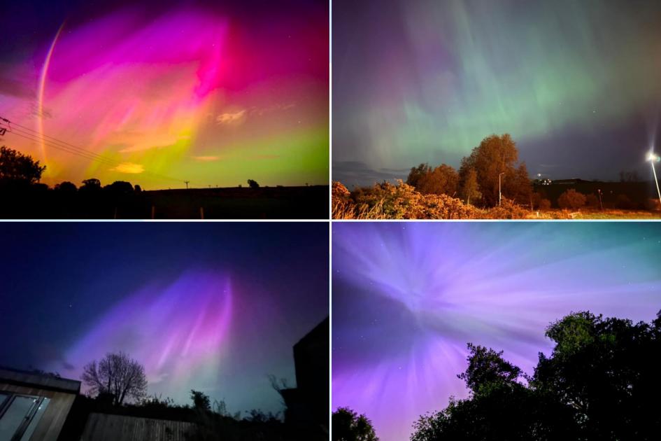 The Northern Lights were available all over the UK last weekend with aurora viewers treated to stunning sights. dlvr.it/T6sSvT 👇 Full story