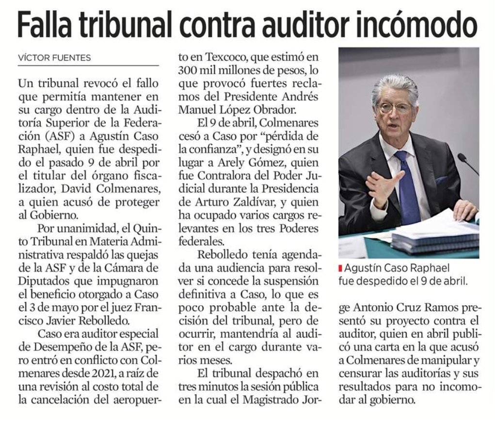 1.-Acto Un Auditor de la ASF, dice el costo REAL por haber cancelado el Aeropuerto de Texcoco. 2.-Acto López Obrador se enoja al saberse que mintió al pueblo de México. 3.-Acto Despiden al Auditor incómodo. ¿ Cómo se llamó la obra ?