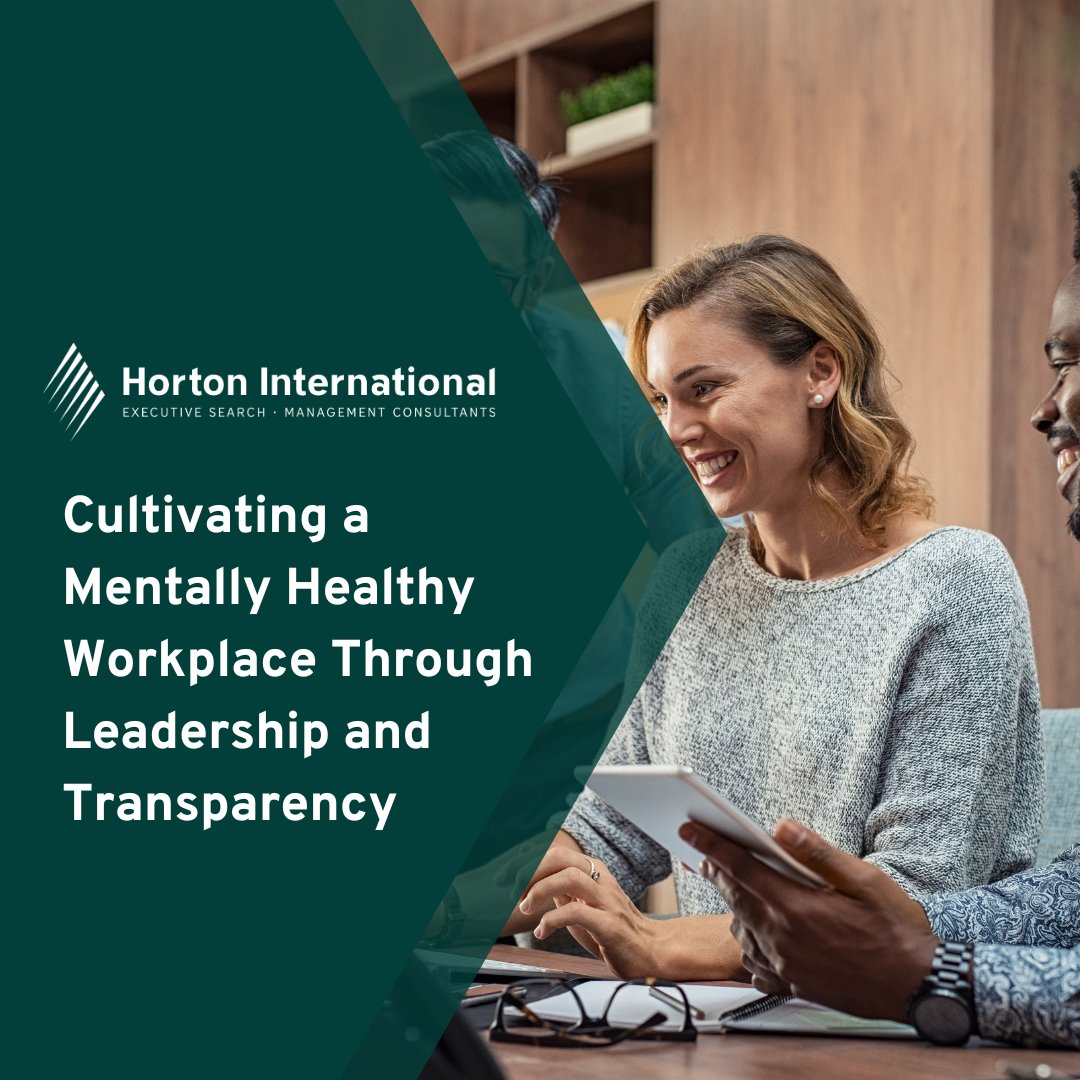 Did you know that over three-quarters of workers now seek out employers who support mental health initiatives: hortoninternational.com/cultivating-a-… 

#MentalHealthAwareness #WorkplaceWellbeing #EmployeeWellness #LeadershipDevelopment #TransparencyInWorkplace #HealthyOfficeCulture