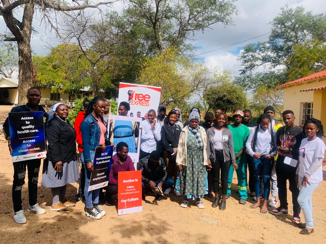Today we conducted a #Free2Express community discussion in Mashava, and we informed and educated 24 young people about Sections 61 and 62 of the Zimbabwean Constitution. We continue to promote youth rights awareness. We will share more from this event. #ConstitutionCulture