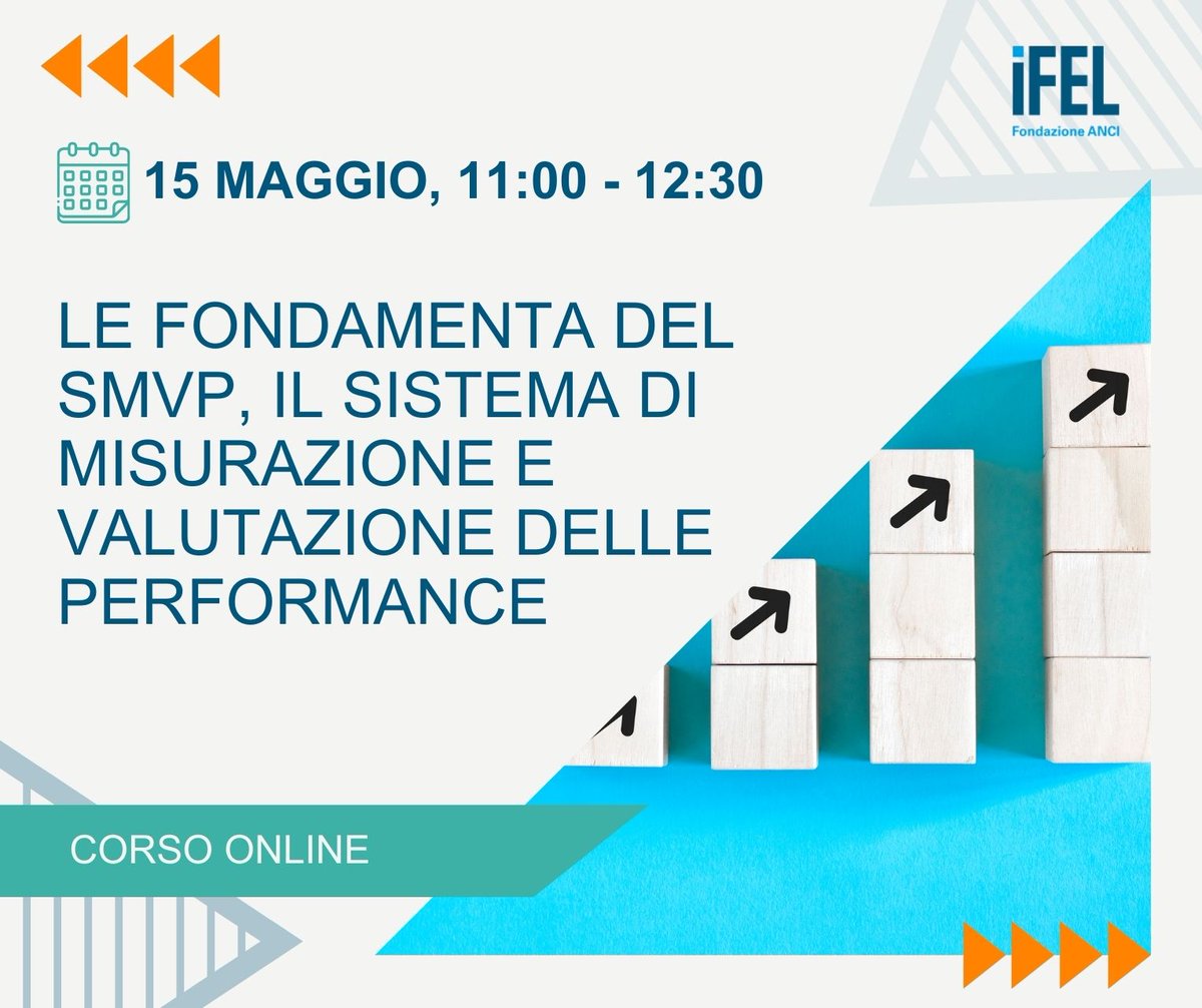 📣 Le fondamenta del #SMVP, il Sistema di Misurazione e Valutazione delle Performance: domani 15 maggio parte il corso 'La revisione dei sistemi di misurazione e valutazione delle performance nelle PA'. #ScuolaIFEL Partecipa per saperne di più👉 bit.ly/3K7iomV