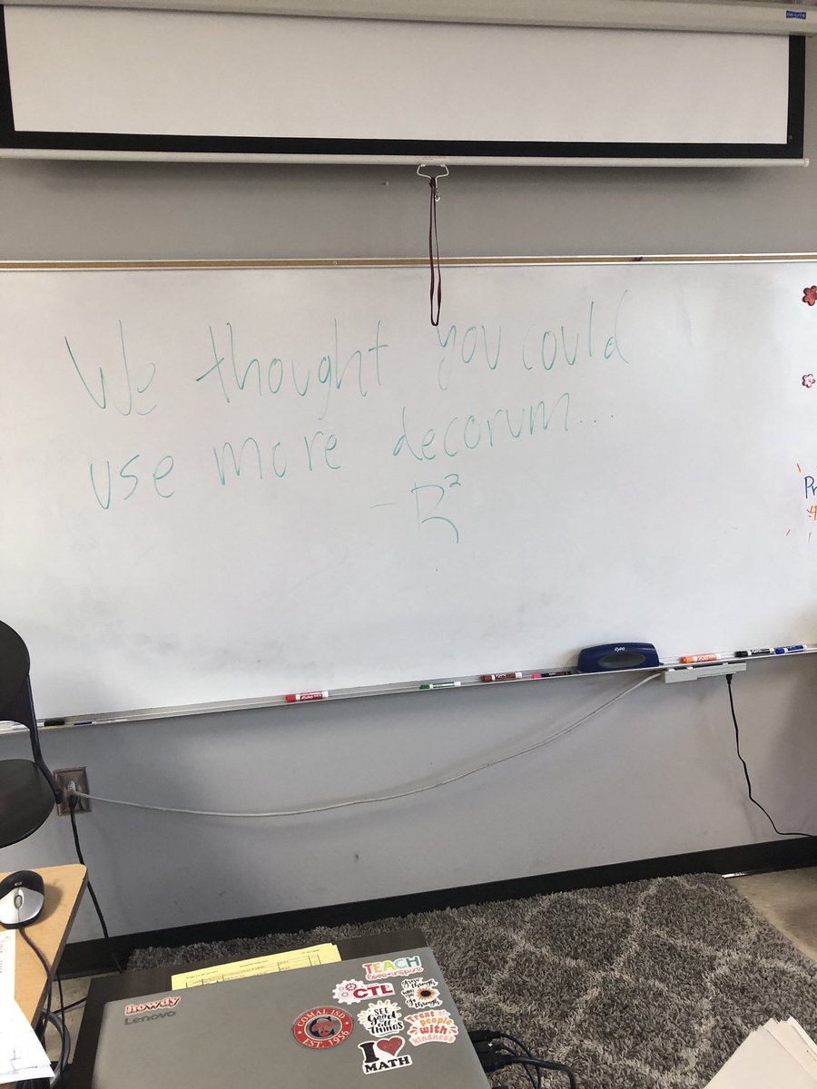 Senior Prank Day! Who could have been in my classroom??? Thank you Calculus AB! You are amazing!! <a href="/canyonhscougars/">Canyon HS</a> <a href="/DavissonDustin/">Dustin Davisson</a>