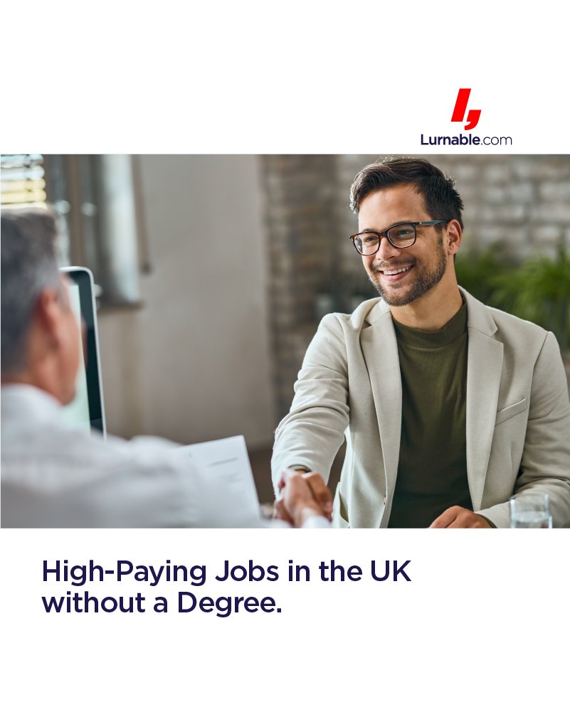 High-Paying Jobs in the UK Without a Degree: Learn more: tr.ee/UK_Jobs #UKCareers #UKJobs #HighPayingJobs #SkillsOverDegrees #Jobs #Career #PersonalTrainer #HighPayingJobs