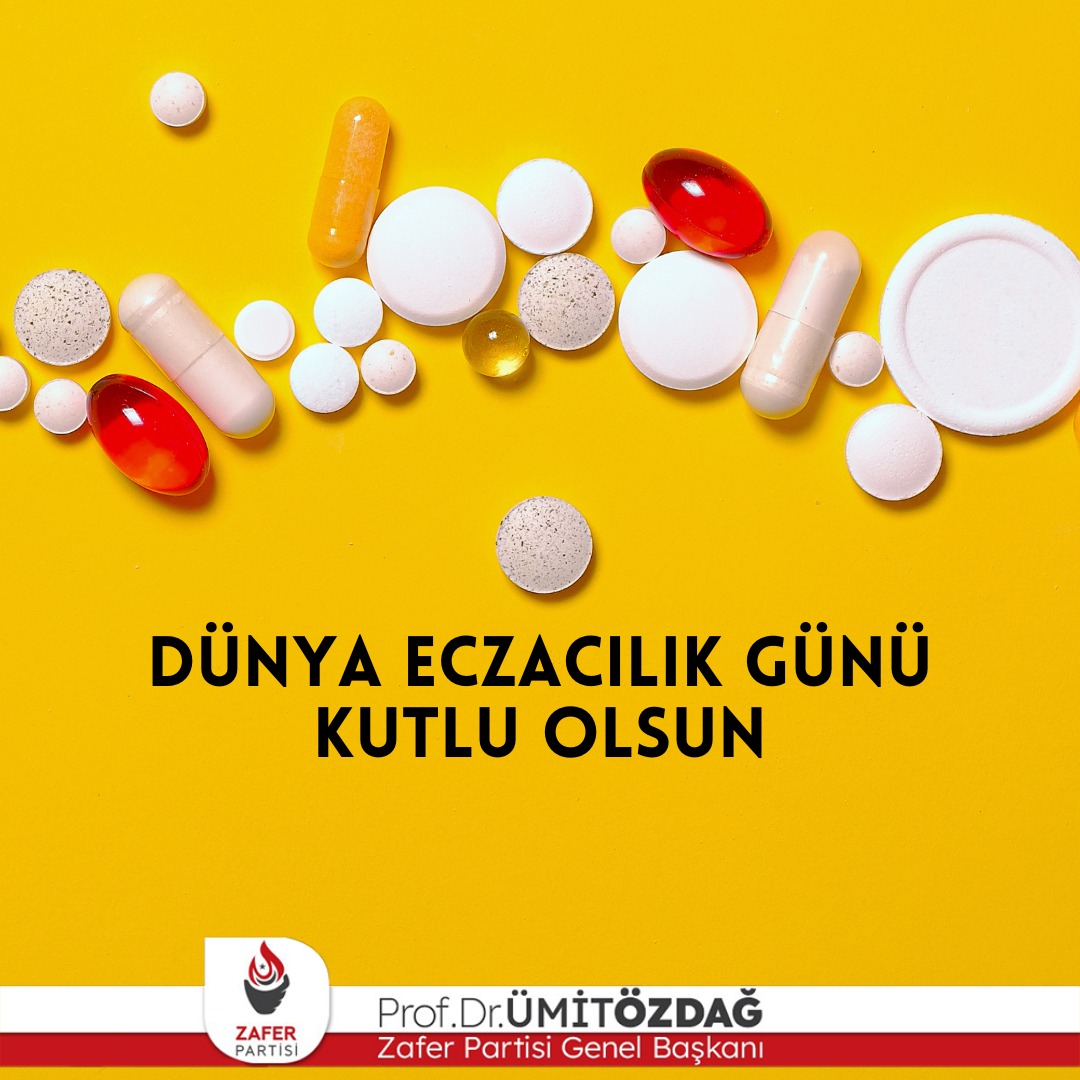 Sürdürülebilir sağlık hizmetlerinin önemli bir parçası olan, toplum sağlığı için büyük bir fedakarlık yapan tüm eczacılarımızın 14 Mayıs Dünya Eczacılar Günü'nü tebrik ederim.