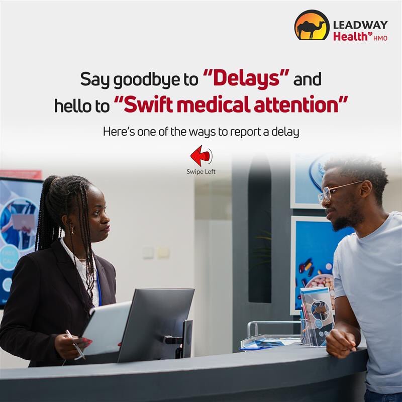 Say bye bye to delays!😎

Follow these 4 simple steps to report any delays on our mobile app and ensure prompt assistance. 

Swipe left for the guide on how to get started today! 

#LeadwayHealth #Nodelays #mobileapp #customerservice #promptassistance