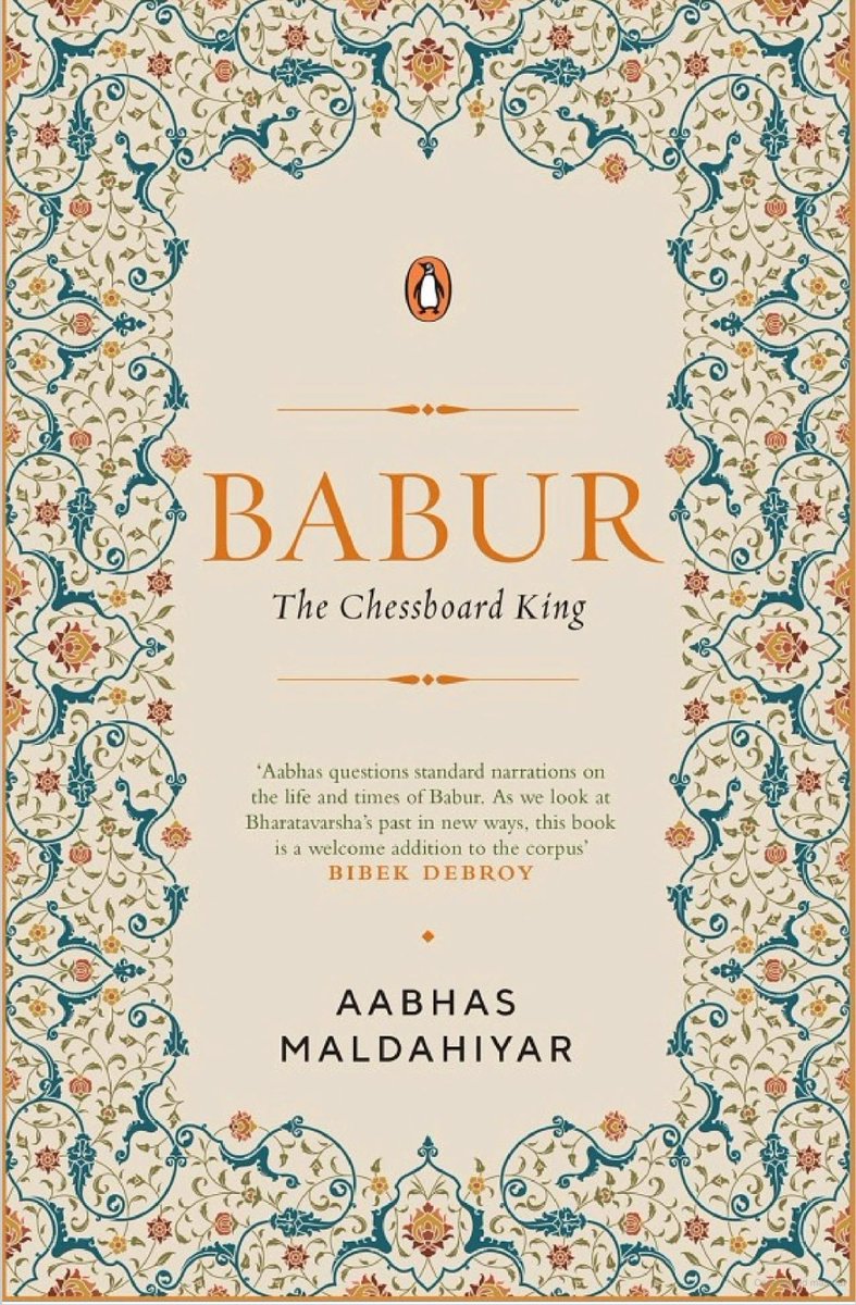 I am amused with ultra Hindus' reaction to highly researched objectively written history #Babur by @Aabhas24. I am told, supposed Hindutva champions are glorifying Babur. Friends you haven't seen the last pages that will open the second vol of Babur, which is 9 vol anthology 😊+