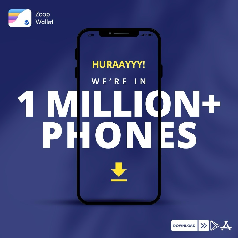 ZoopWallet's tweet photo. From humble beginnings to 1M+ downloads 🥳 We’re eternally grateful for your love and unwavering support. Here’s to more milestones ahead 🥂

#ZoopWallet #teamsuccess #gratitude #achievement #goalachieved✔️ #downloadapp #safetyfirst #digitalwallet #privacy #1million #milestones https://t.co/QzFYjP5K12